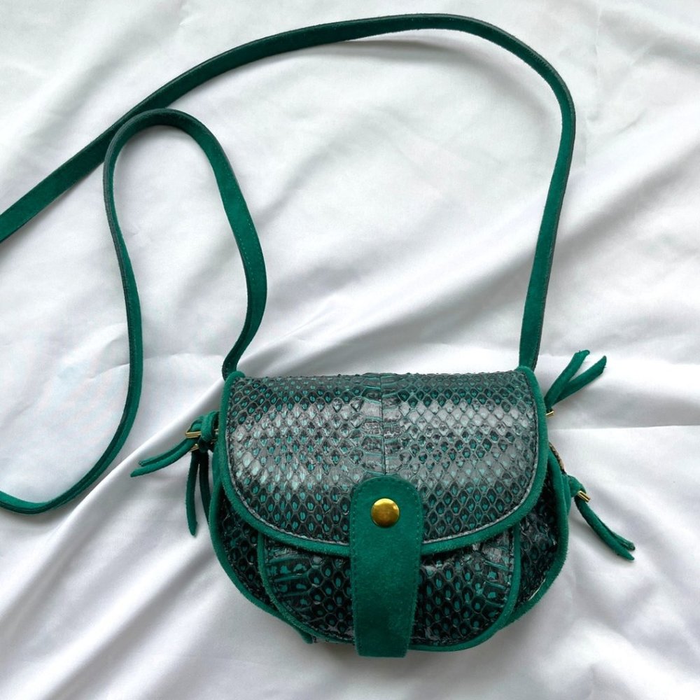 Jerome Dreyfuss MOMO LIZARD CROSSBODY BAG